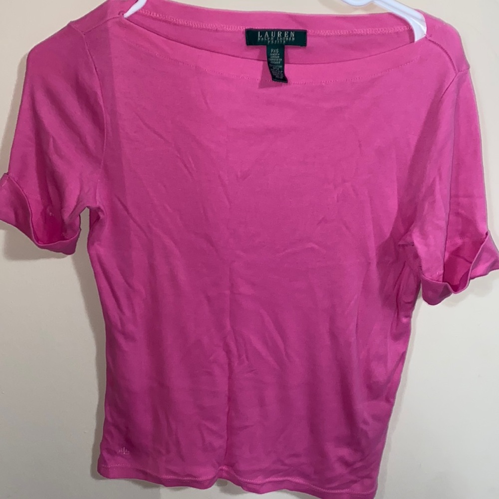 Pink Petite XA Ralph Lauren Tee